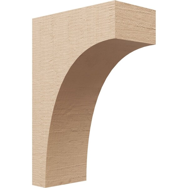Ekena Millwork 6"W x 12"D x 18"H Classic Huntington Rough Cedar Woodgrain TimberThane Corbel, Primed Tan CORUR06X12X18HUNRCPR - main